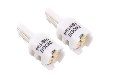 HP3 LED 194 Bulb Natural White Short Pair Diode Dynamics