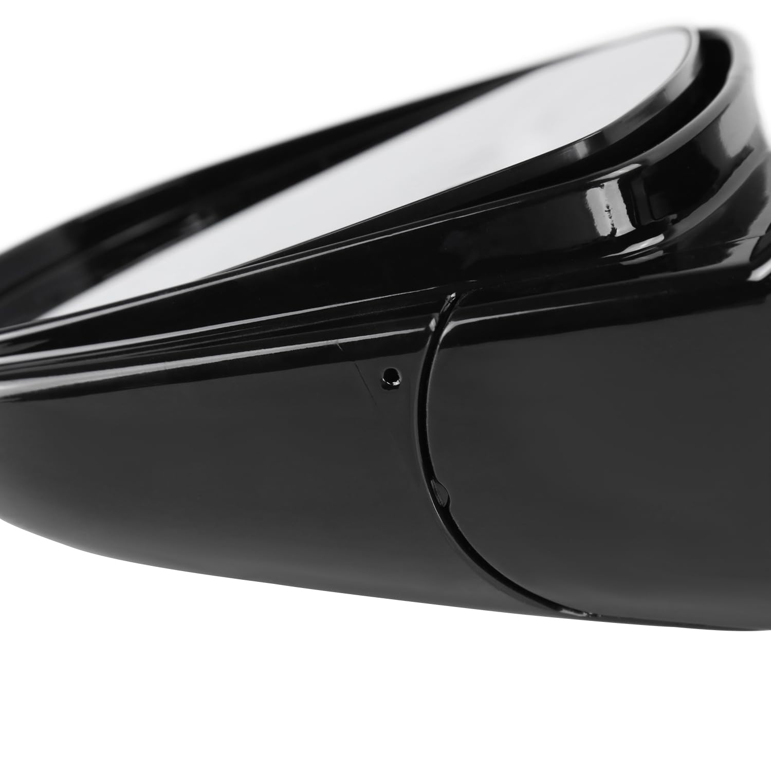 Manual Side Mirrors Spec-D Tuning Glossy Black Compatible with 1994-2001 Chevy S10, Left+Right Pair