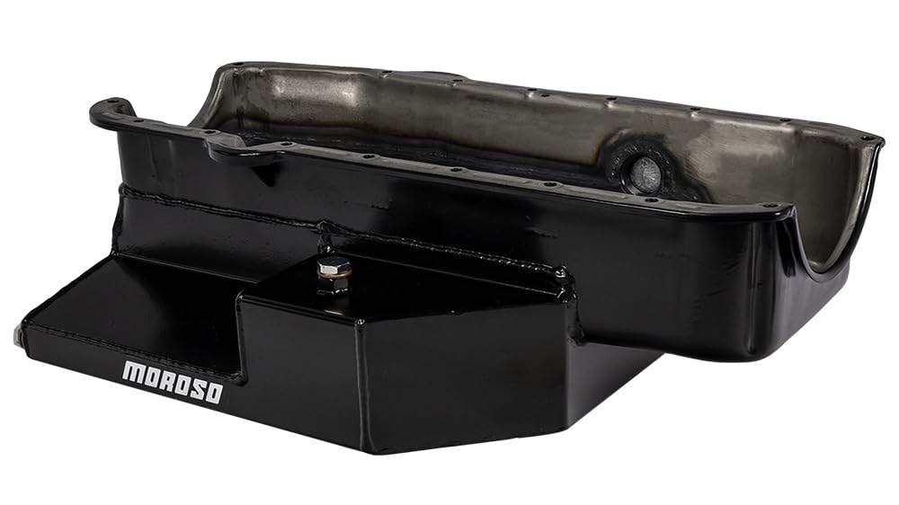 Moroso Steel Circle Track 21326 Oil Pan, Fits Pre-80 Small Block Chevy Engines In Limited Sprints and others