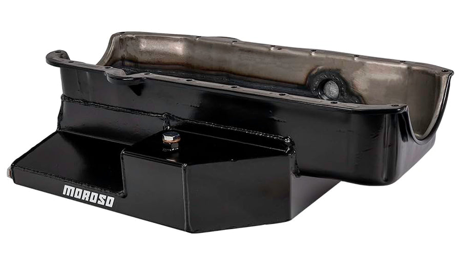 Moroso Steel Circle Track 21326 Oil Pan, Fits Pre-80 Small Block Chevy Engines In Limited Sprints and others