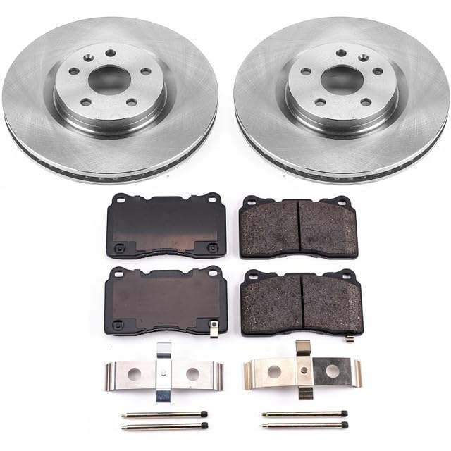 Power Stop KOE6391 Front Replacement Brake Kit-OE Brake Rotors & Ceramic Brake Pads For Buick Regal 2014-2017 [Model Specific]