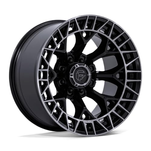 FC873 CHARGER FUEL OFF-ROAD 20X10 8X180 4.79-18mm GLOSS BLACK BRUSHED FACE DARK TINT - FC873BT20108818N