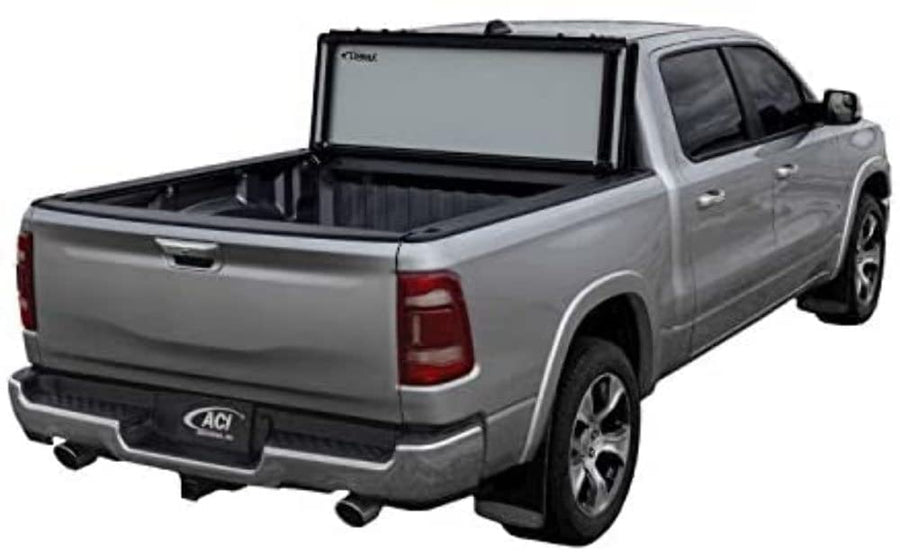 G3070019 LOMAX Stance Hard Tri-Fold Cover; Black Urethane Finish; Single Rail