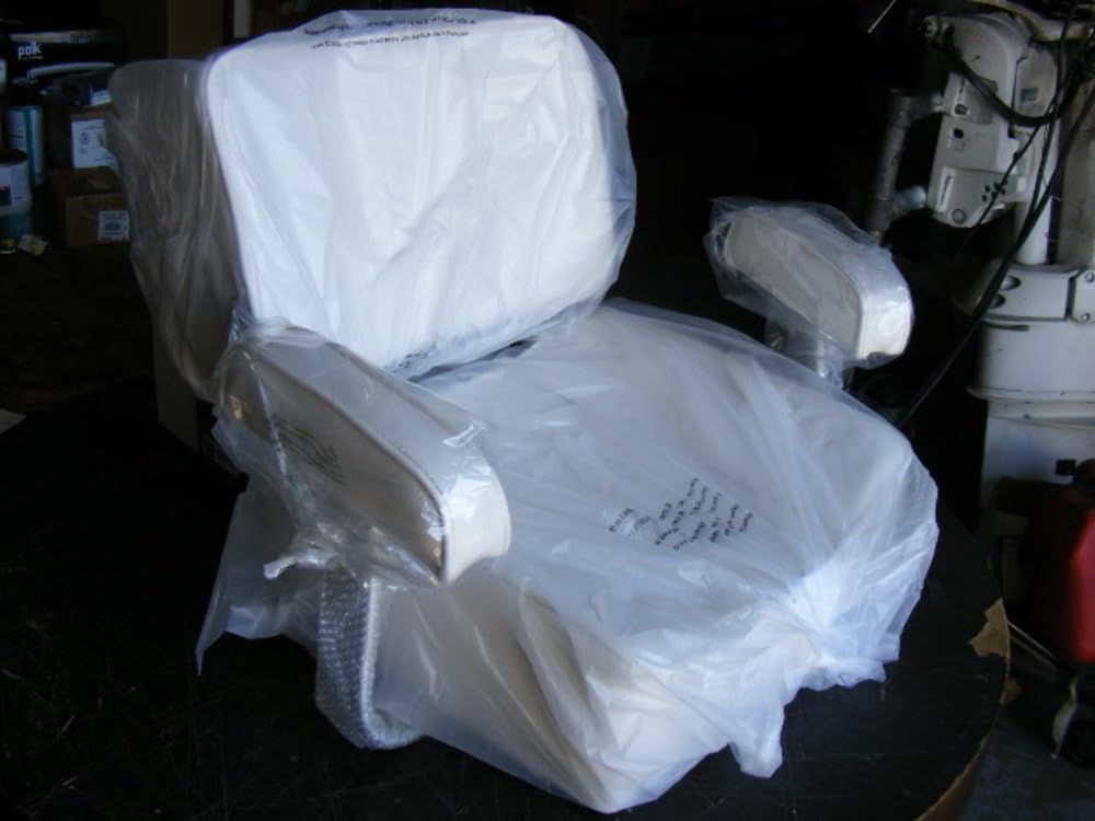 Deluxe Captain's Seat Springfield 1040002 with Armrest - Off-White