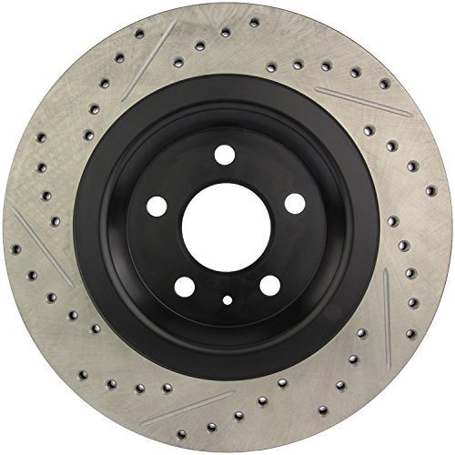 Sport Drilled/Slotted Brake Rotor StopTech 127.33125L (Rear Left), 1 Pack