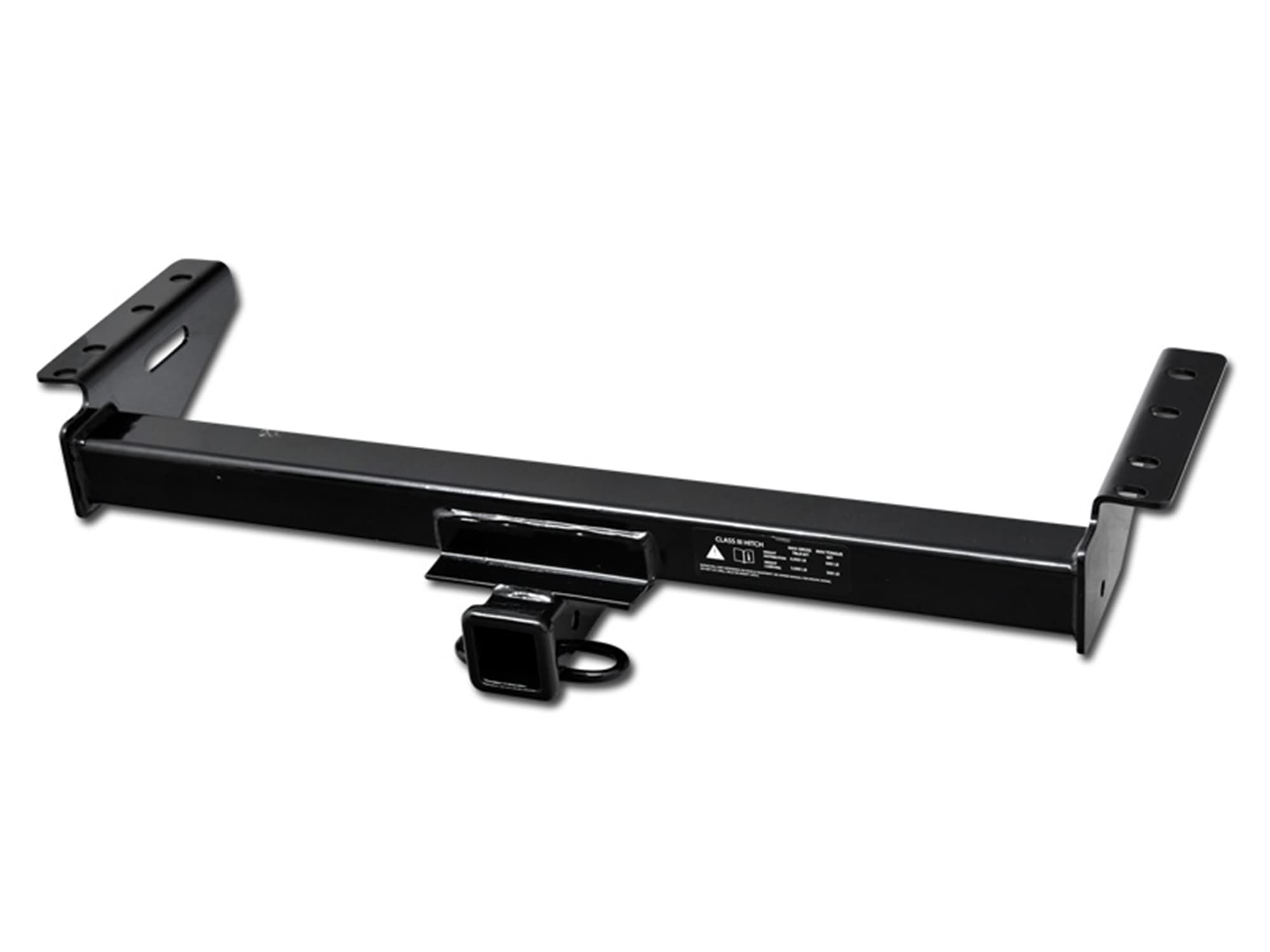 Class 3 Armordillo Trailer Tow Hitch with 2" Receiver Tube - Black Fits 1984-2001 Jeep Cherokee