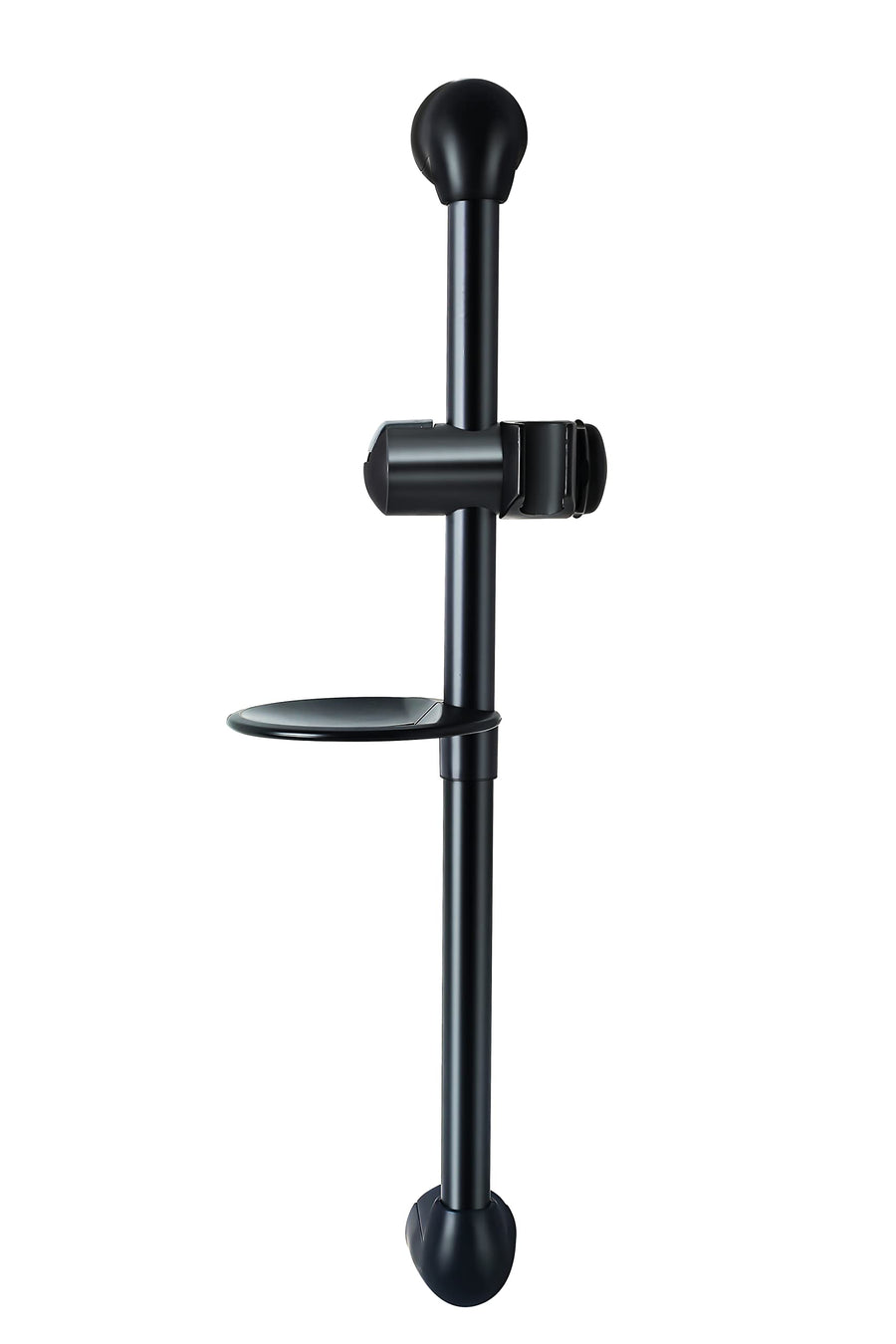 Dura Faucet RV Height and Angle Brass Adjustable Shower Slide Bar for Handheld Shower Head Wand - DF-SA300P-MB Wall Mount Holder