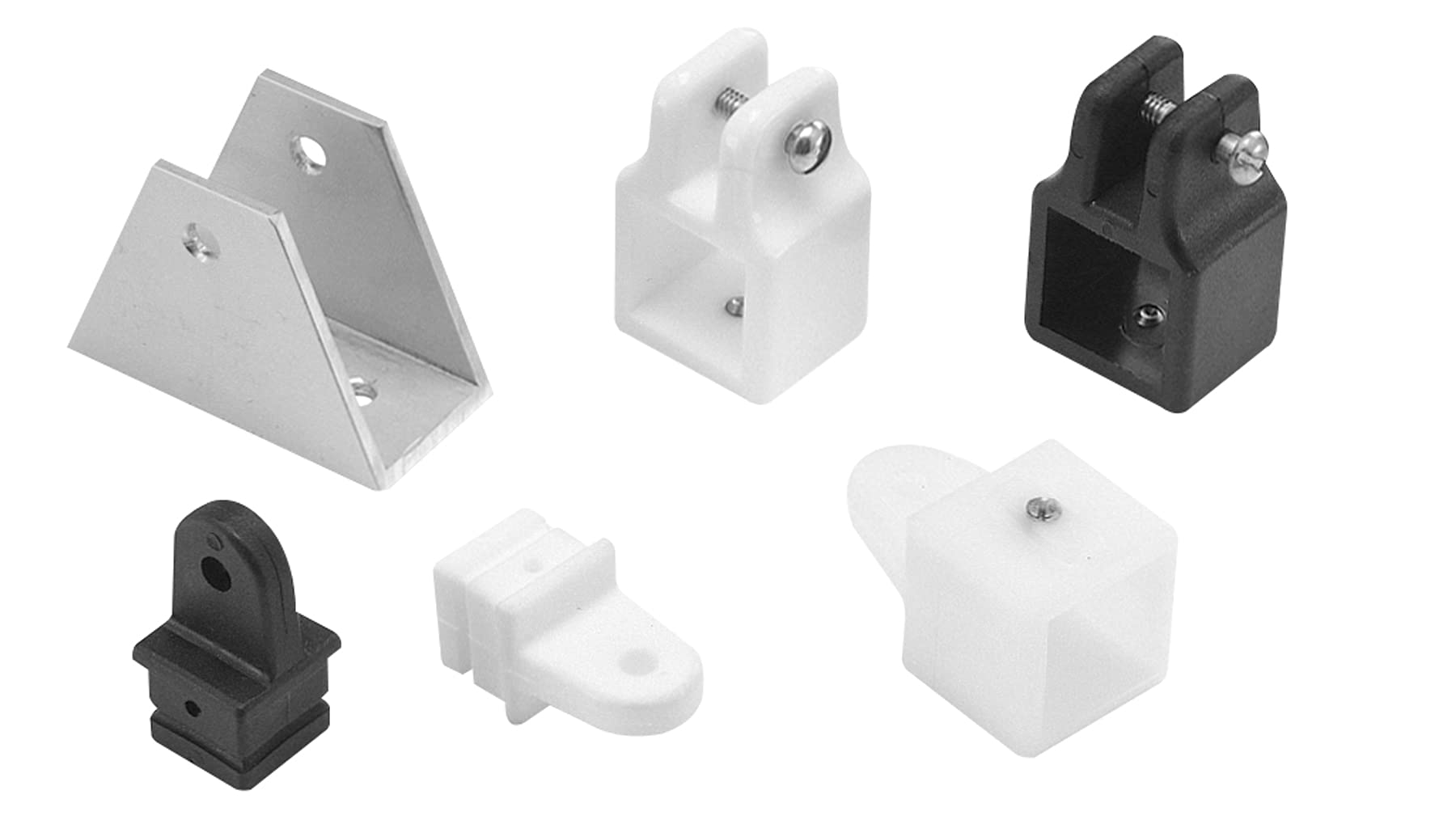 1" Square Tube Jaw Slide - Black