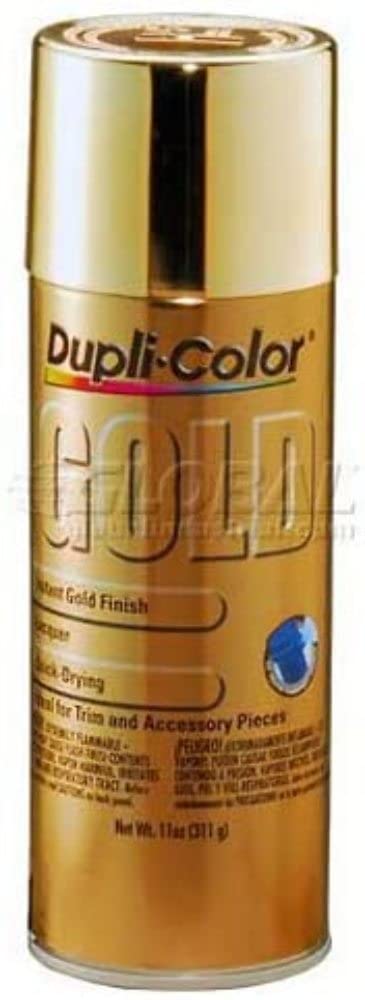 Automotive Dupli-Color Metallic Coating Gold 11 Oz. Aerosol - Lot of 6