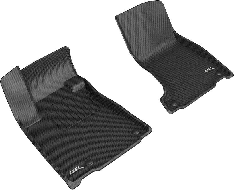 KAGU 3D MAXpider Floor Mat (BLACK) Compatible with MASERATI LEVANTE 2019-2023 - Front Row