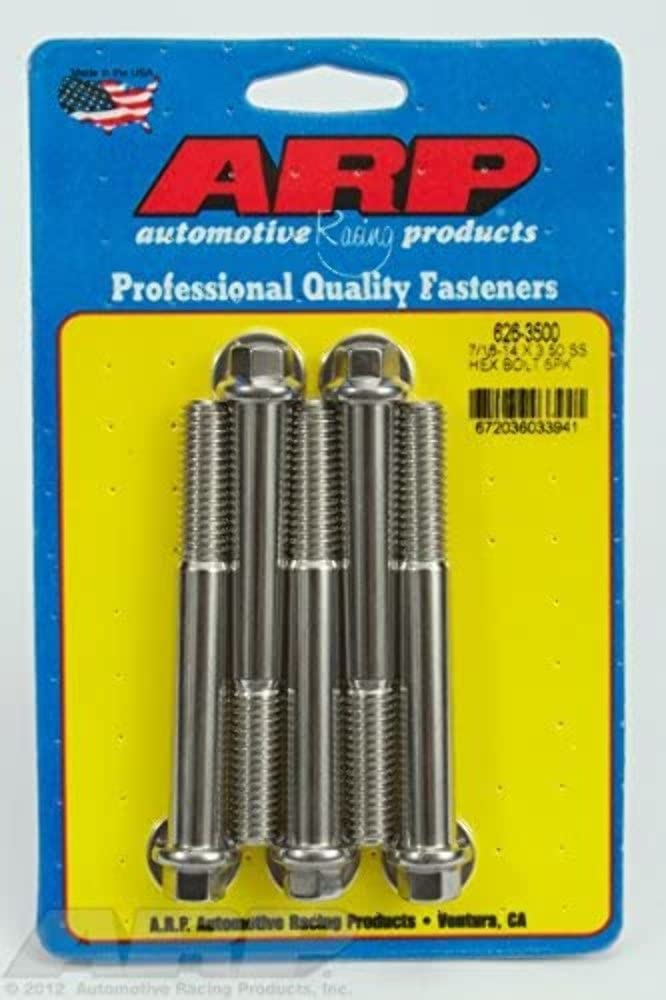 ARP Hex Bolt 626-3500, 7/16"-14, Pack of 5
