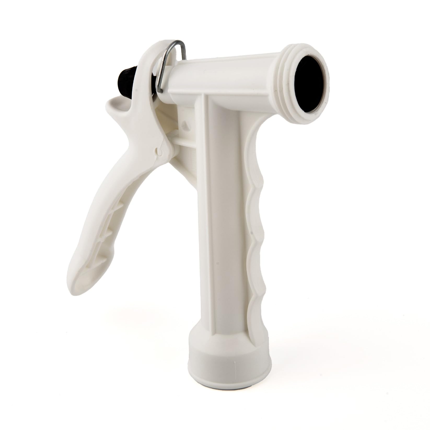 Washdown Hose 25' with Pistol Grip Nozzle - White