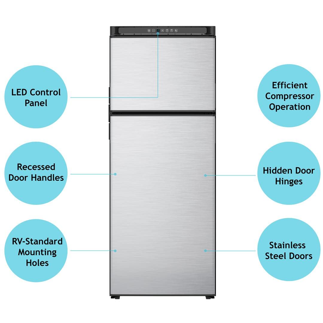 Norcold 10 cu ft. N10DCBKR DC Compressor Refrigerator