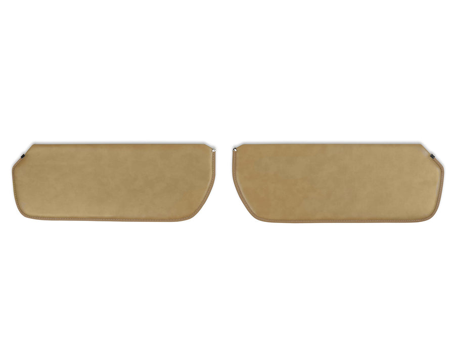 Foam Backed Vinyl Brothers Trucks 05-342 Sunvisors - Tan - Pair