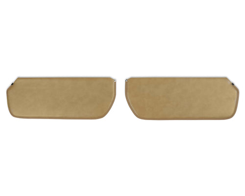Foam Backed Vinyl Brothers Trucks 05-342 Sunvisors - Tan - Pair