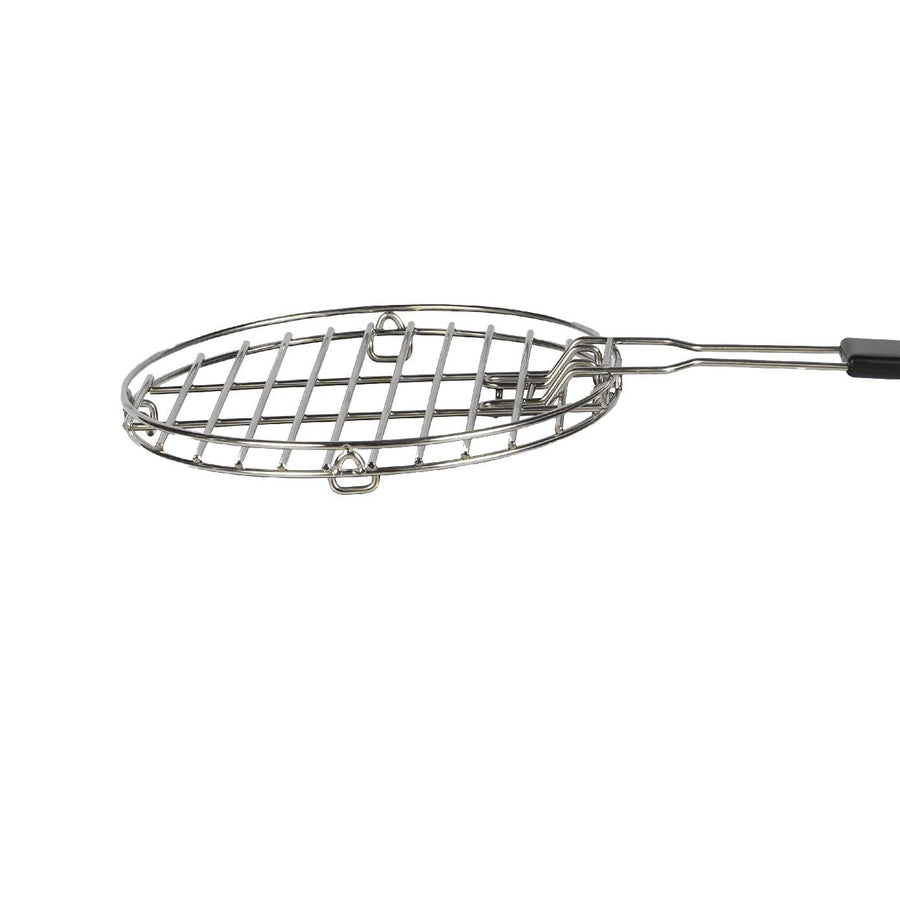 Hotshot 15" Wood Burning Fire Pit Grill Silver Round Stainless Steel