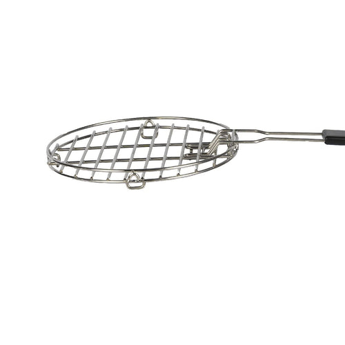 Hotshot 15" Wood Burning Fire Pit Grill Silver Round Stainless Steel