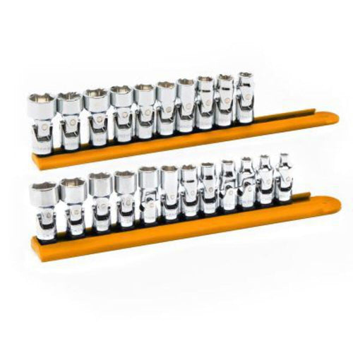 22 Piece GEARWRENCH 6 Point 1/4 and 3/8 Drive Flex Socket Set - 86539