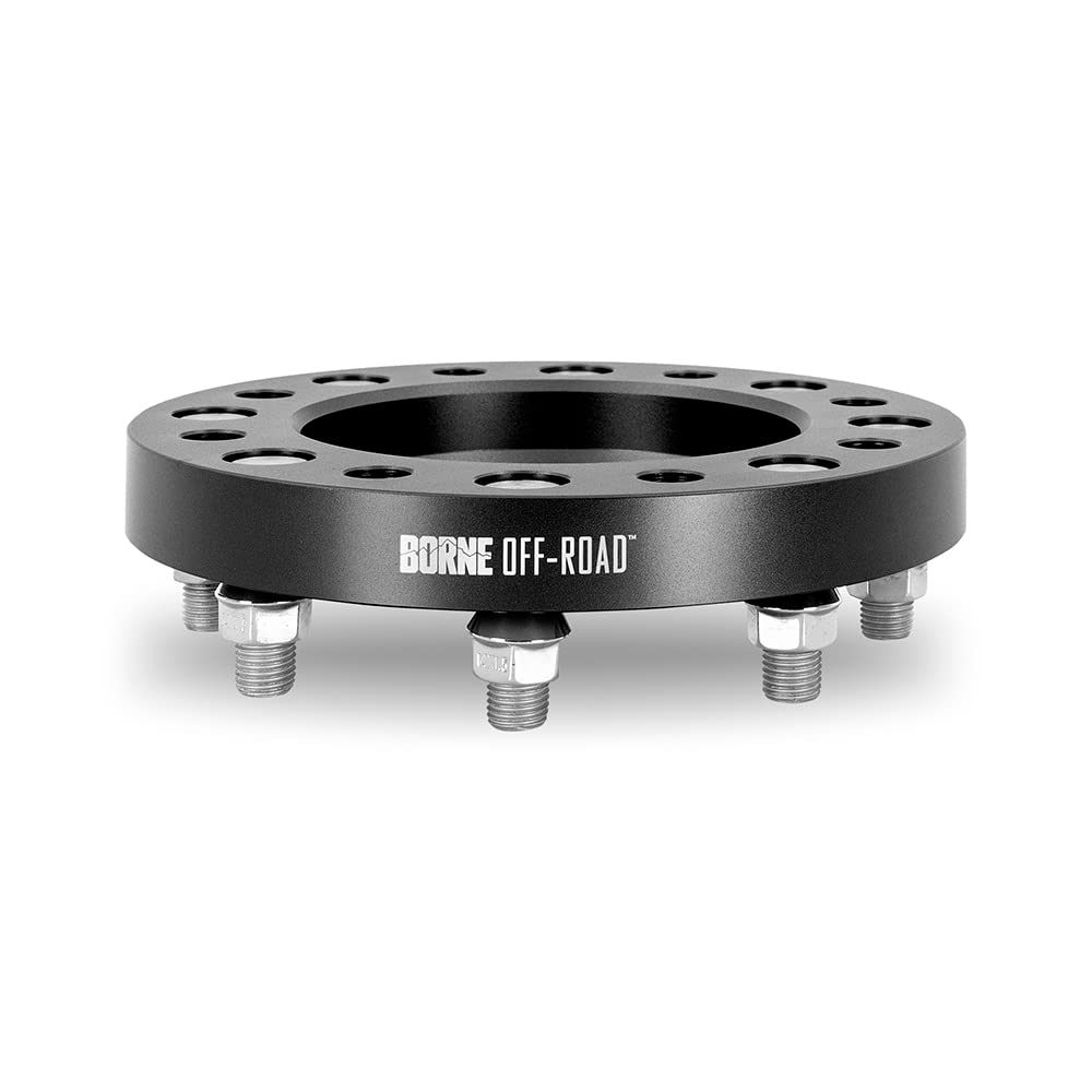 Off-Road Borne Wheel Spacers, 8x165.1, 116.7 Center Bore, M14x1.5, 32mm, Black