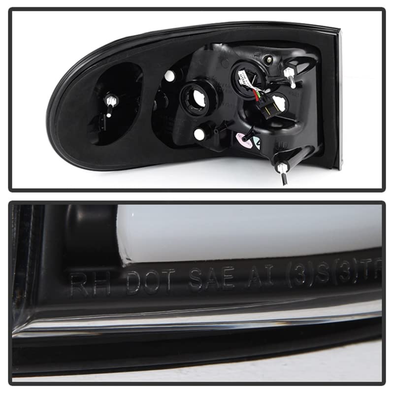 LED Tail Lights Spyder Auto 5079442 Black/Clear