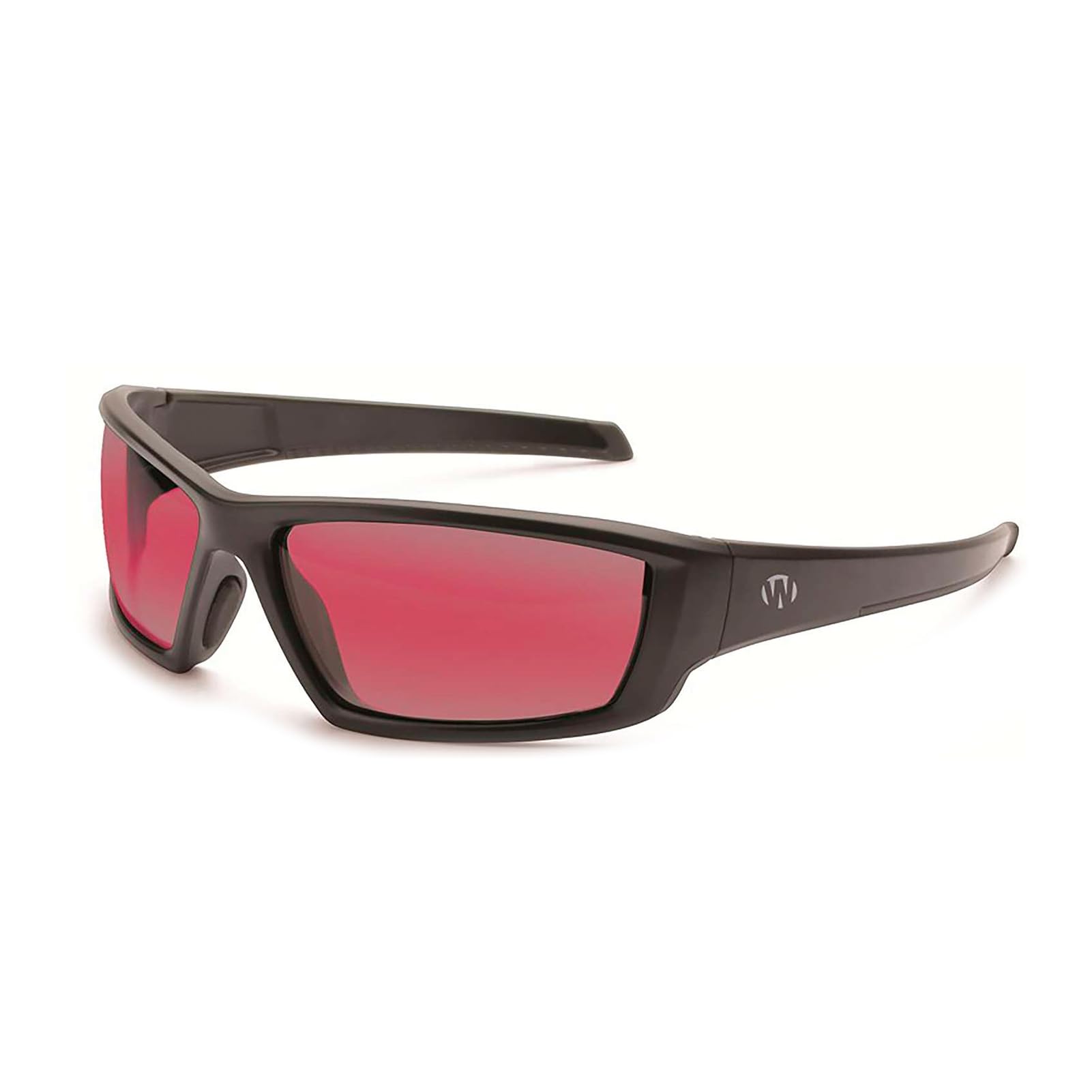 Walker's Vector IKON Full Frame Shooting Glasses | Impact-Resistant Non-Slip Frame Hunting Shooting Eyesight Protection Glasses, Microfiber Lens Cloth & Carry Case Included, Rose