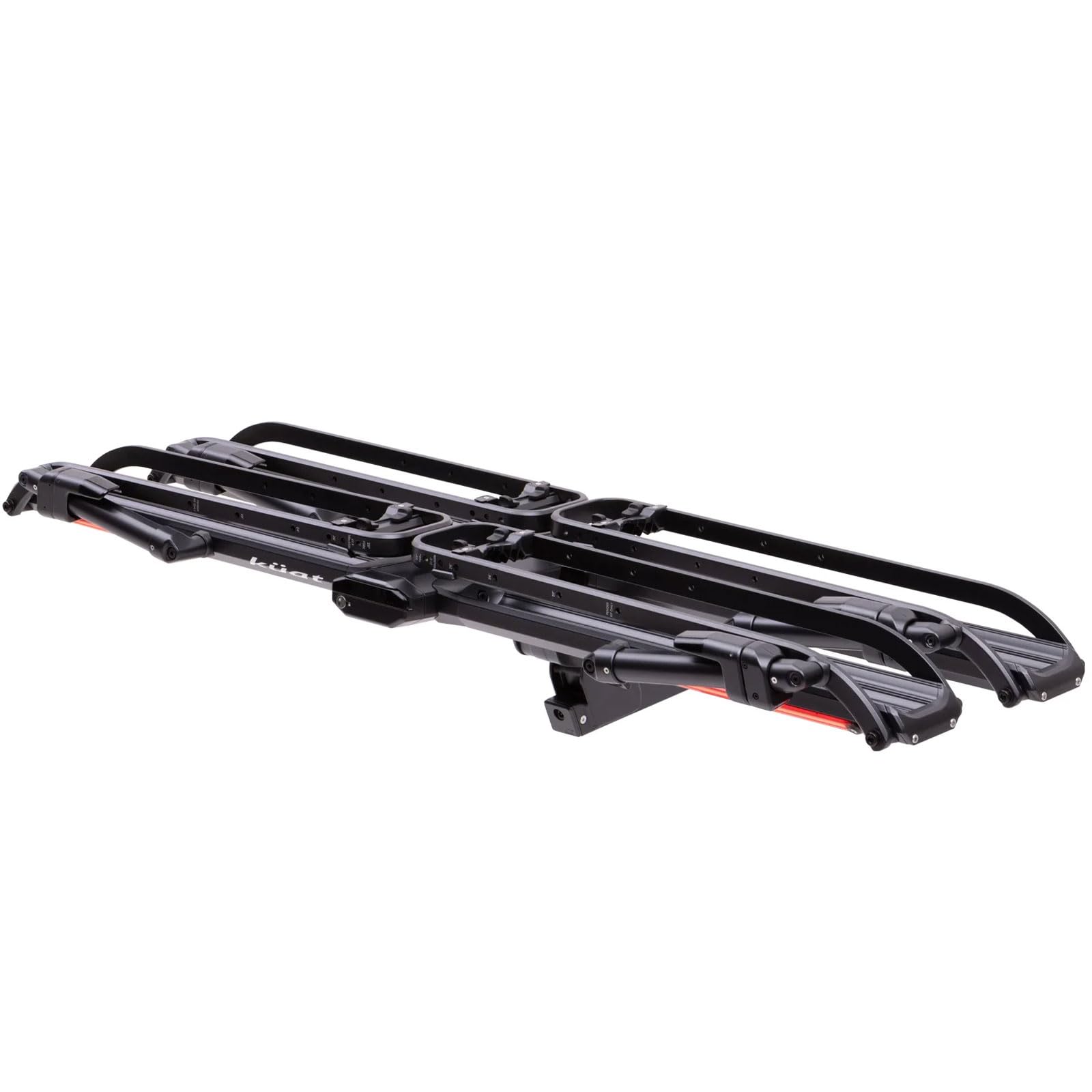 Piston Pro X KUAT 1.25" LED Dual Ratchet Hitch Rack - Secure Rugged Kashima-Coated Portable Foldable Easy-to-Use No Frame Contact 2-Bike Hauling Platform with 53" Max Wheelbase & 5" Max Tire Width