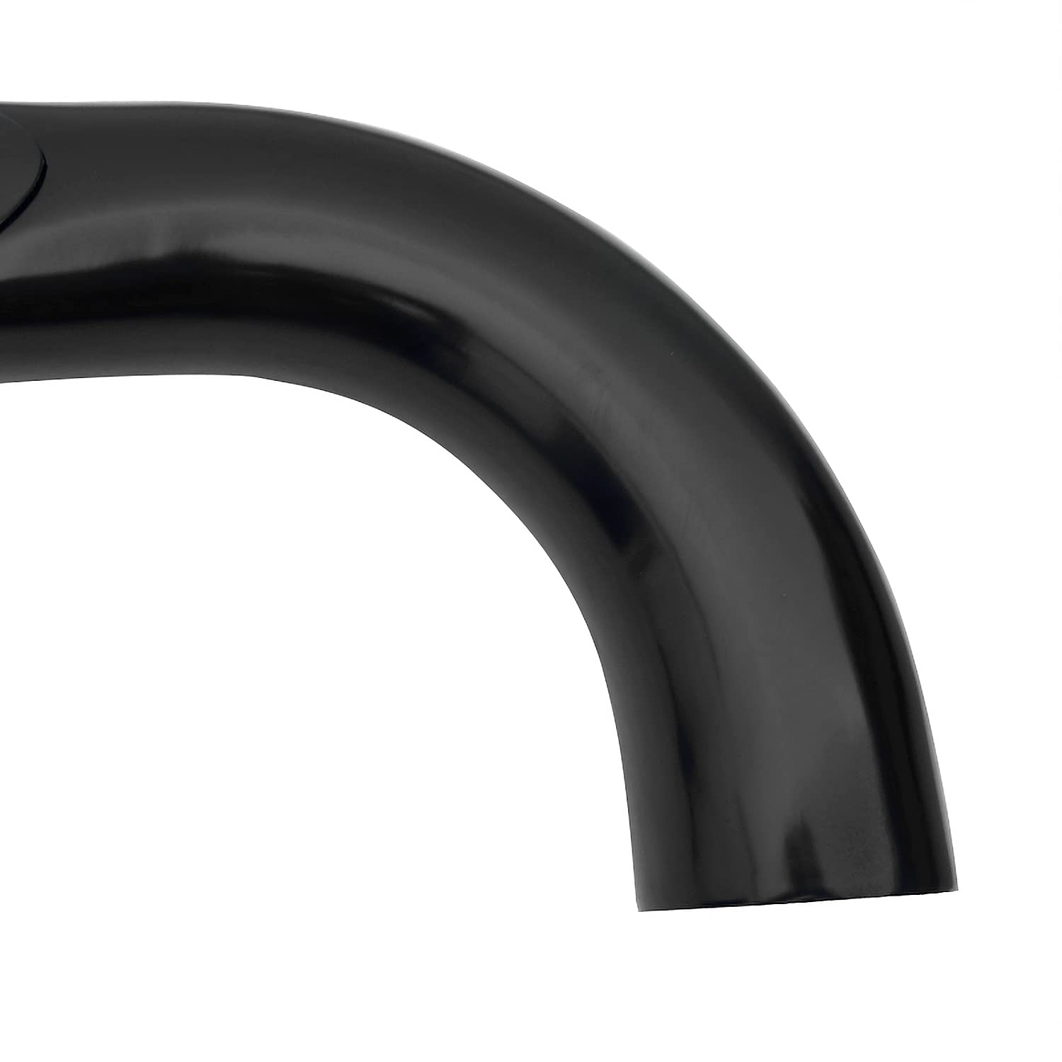 3" Round Side Step Nerf Bar Black Spec-D Tuning Compatible with 2019-2021 Chevy Silverado 1500 Double Cab, 2020-2021 Silverado 2500 3500, L+R Pair