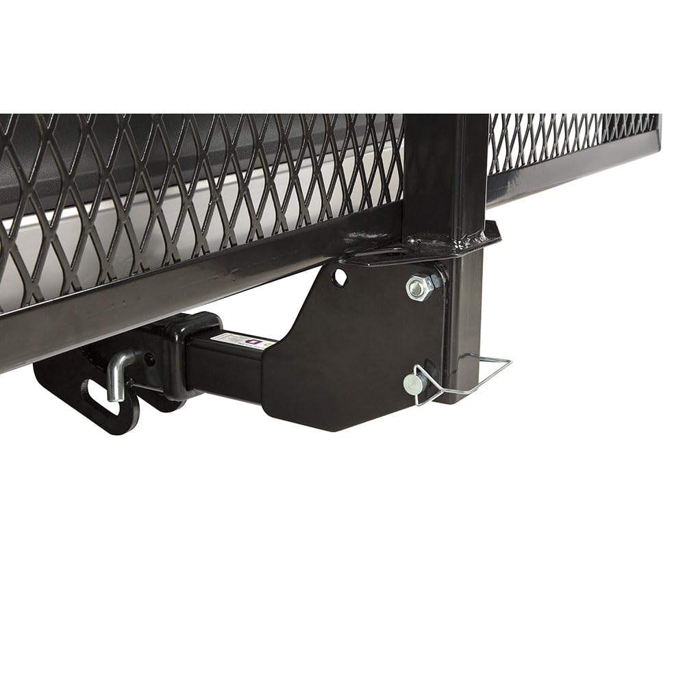6502 Pro-series Hitch Mounted StrongArm Folding Cargo Carrier for 2” Receivers, Black