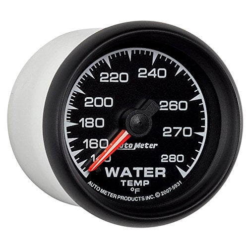 Auto Meter 5931 2-1/16" 140-280 Degree F Mechanical Water Temperature Gauge ES