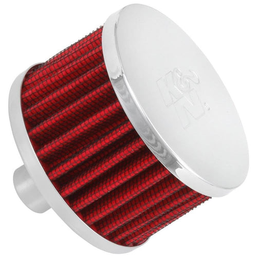 K&N Air Filter/Breather Vent: High Performance, Premium, Washable, Replacement Engine Filter: Flange Diameter: 0.75 in, Filter Height: 2 in, Flange Length: 0.875 in, Shape: Breather, 62-1160