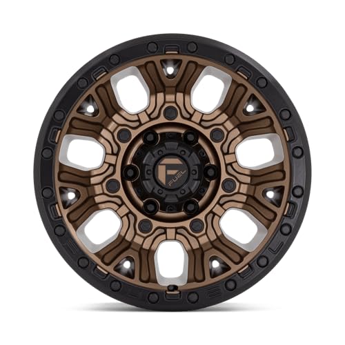 D826 TRACTION FUEL OFF-ROAD 20X10, 5X5.0, 4.79, 18mm MATTE BRONZE WITH BLACK RING - D82620007547