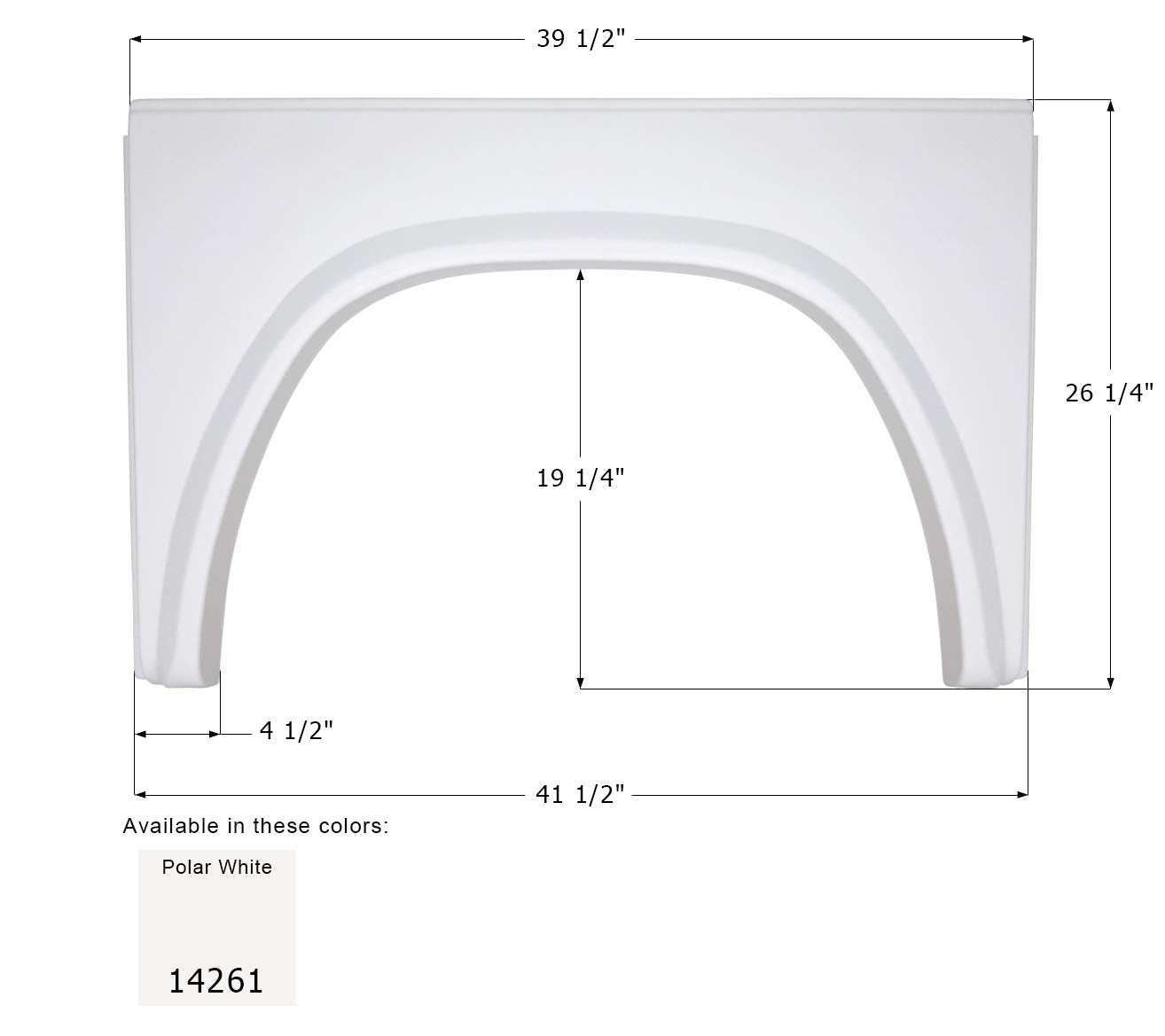 Fender Skirt ICON, Single, Damon, FS4261, Unpainted