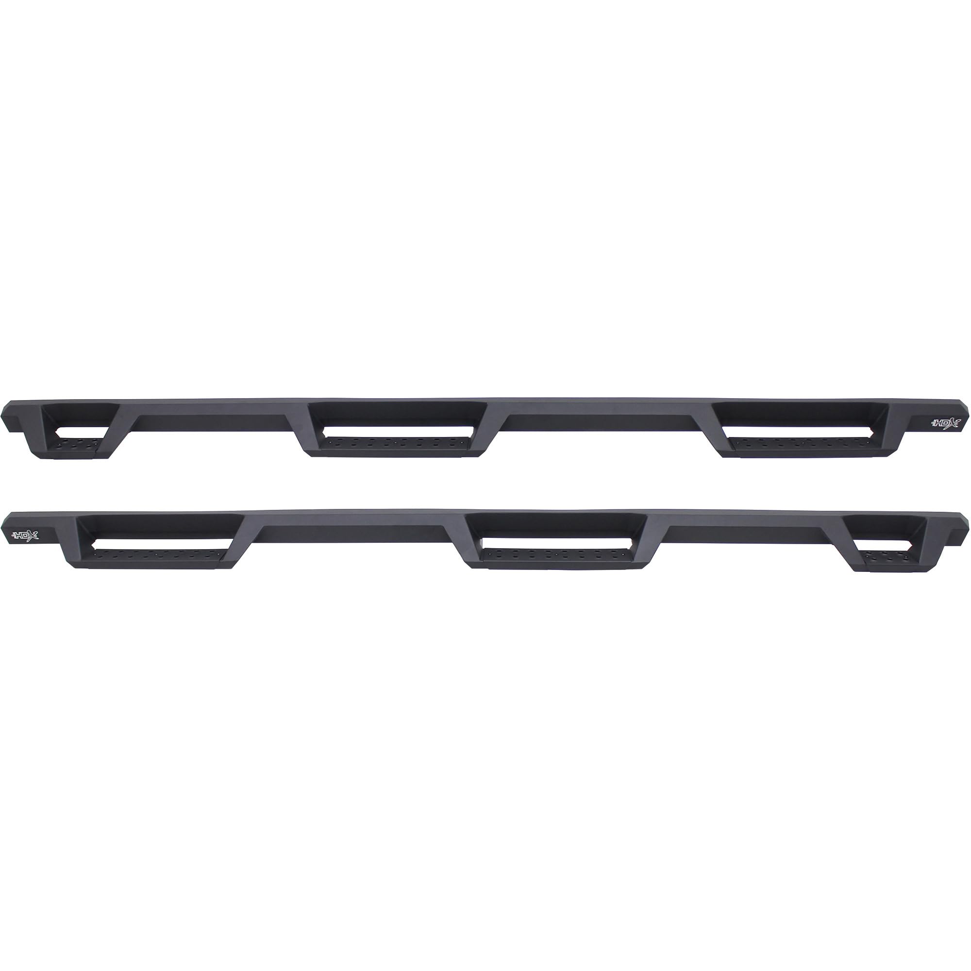 Westin HDX 56-534015 Drop Wheel to Wheel Nerf Bars fits 1999-2016 F250 F350 F450 F550 Crew Cab 6'75" Bed Textured Black Pair