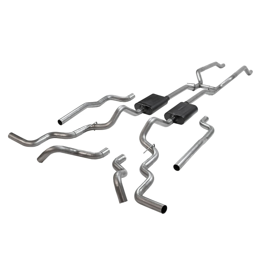 Flowmaster Crossmember Back 817940 Exhaust Kit 2.5 Inch 409 Stainless Steel Compatible with 1967-1972 Chevy/GMC K10, K15/K1500, K20, K25/K2500 4WD V8