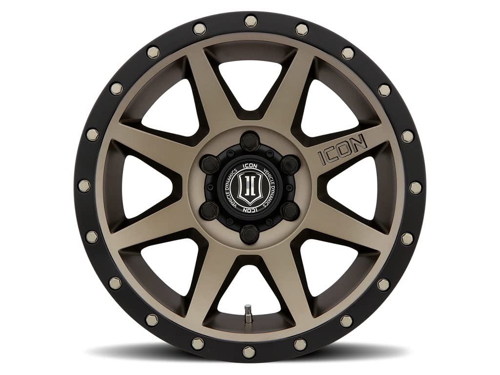 Rebound ICON Alloys, Bronze, 18 x 9/5 x 5, 12mm Offset, 4.5" BS, 1818907345BR