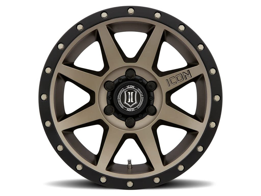 Rebound ICON Alloys, Bronze, 18 x 9/5 x 5, 12mm Offset, 4.5" BS, 1818907345BR