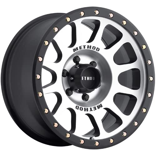 305 NV Method Race Wheels Machined with Black Wheel Matte Lip (17 x 8.5 inches /6 x 120 mm, 25 mm Offset)