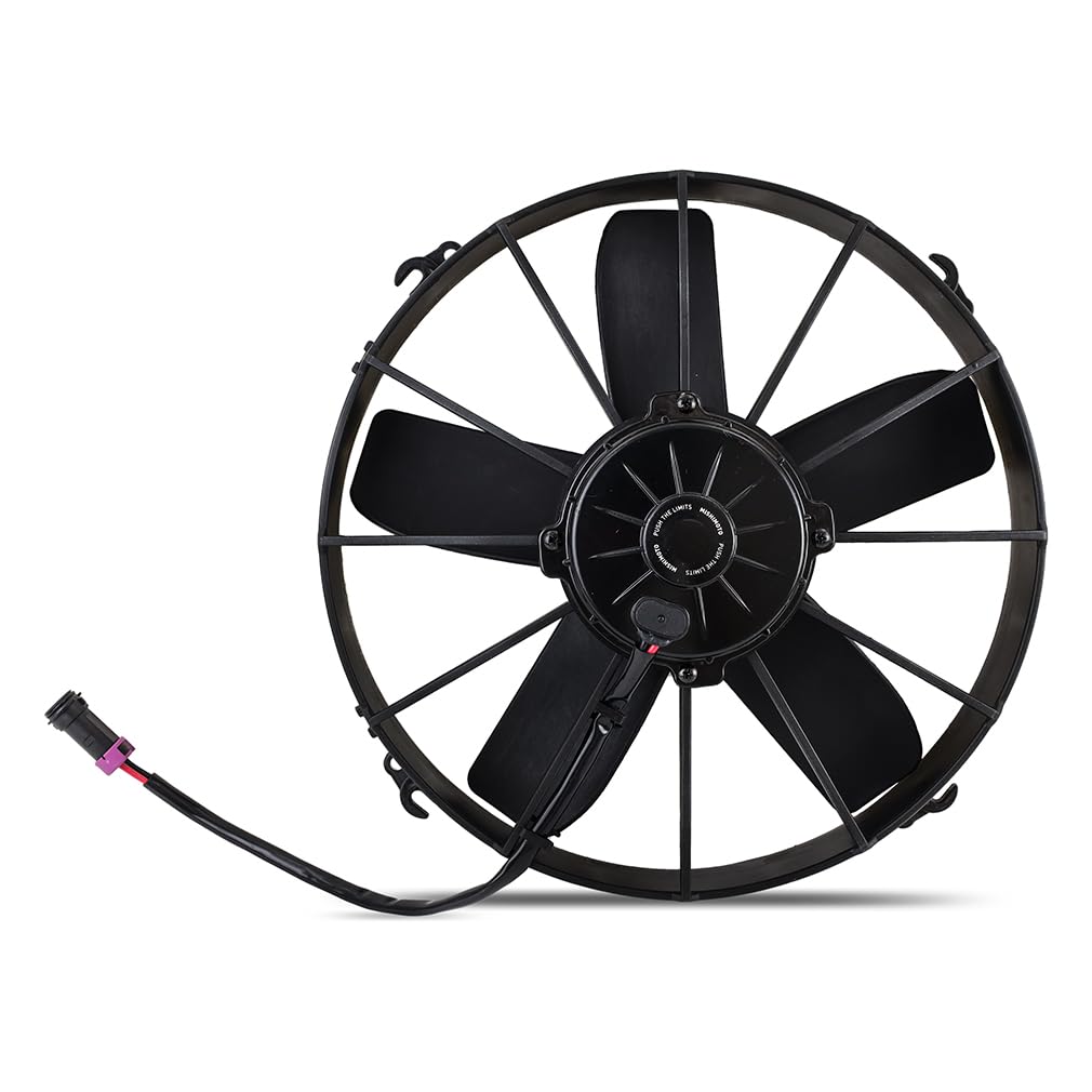 Mishimoto Race Line MMFAN-12HD High-Flow Radiator Fan, 12" Universal Fit, 12 Volts, Black