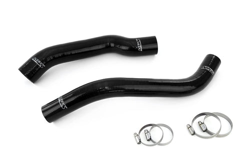 High Temp HPS Reinforced Silicone Black Radiator Coolant Hose Kit, 57-2130-BLK