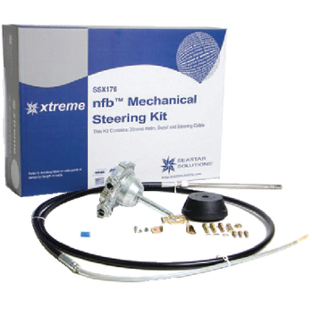 SeaStar Dometic Xtreme NFB (No Feedback) Steering Kit with Single Cable, SSX17619, 19ft.