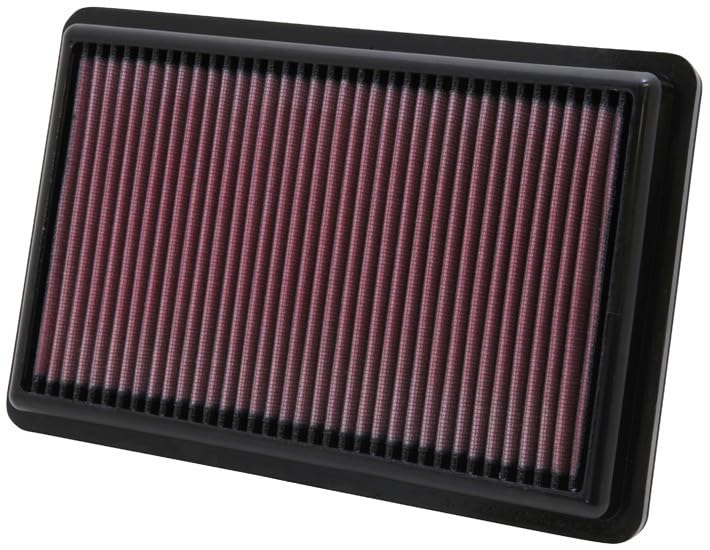 K&N Original High-Flow Lifetime Engine Air Filter: Increase Power: Premium, Washable: Compatible with 2010-2013 Acura: MDX, ZDX, 33-2454