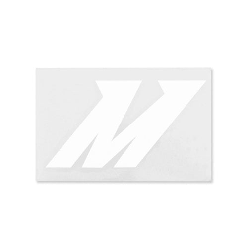 Mishimoto 'M' Decal White MMPKG-STKR-M05