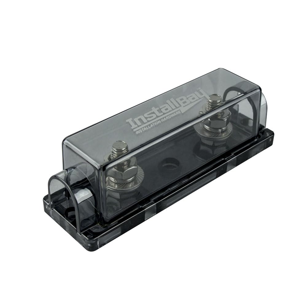 ANLFH Install Bay - Nickel Plated Fuse Holder, Clear ANLFH