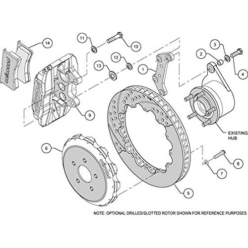 12.88" BNSL6 Front Kit, Red