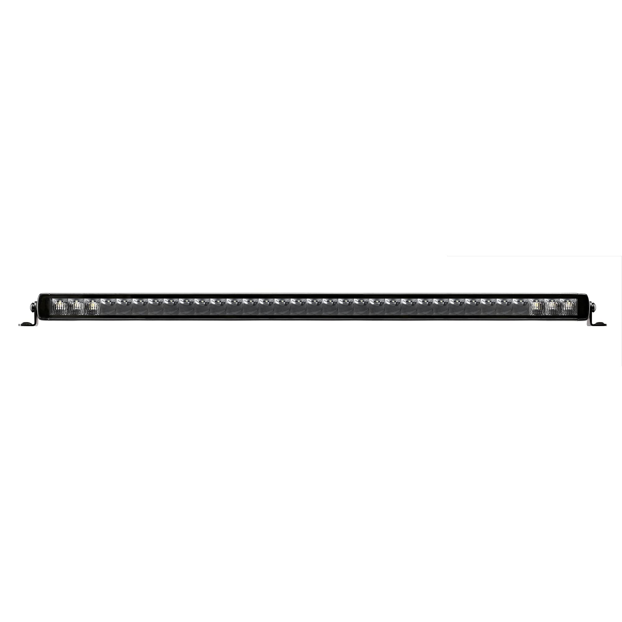 Xplor Lighting: Go Rhino Blackout Series 31.5" Single Row LED Light Bar | Side & Track Mount, Aluminum, Black | 751653201CSS
