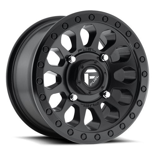 D579 Fuel Vector ATV/UTV 14x7 4x156 +13mm Matte Black Wheel Rim