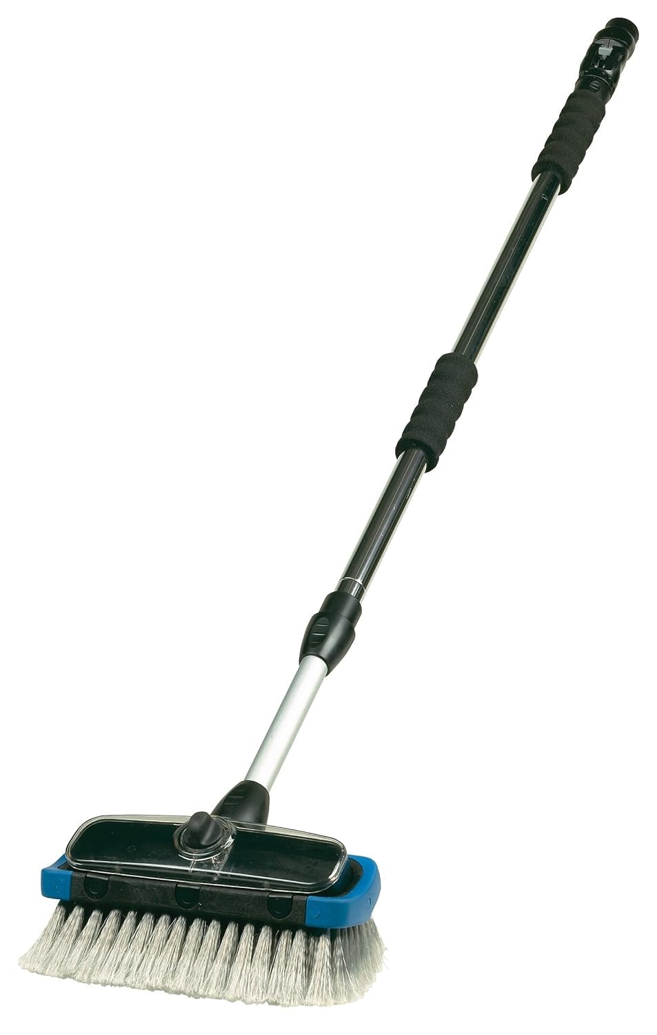 10" Carrand Autospa Suds-N-Go Bi-Level Wash Brush Extends to 71" - Flow-Thru