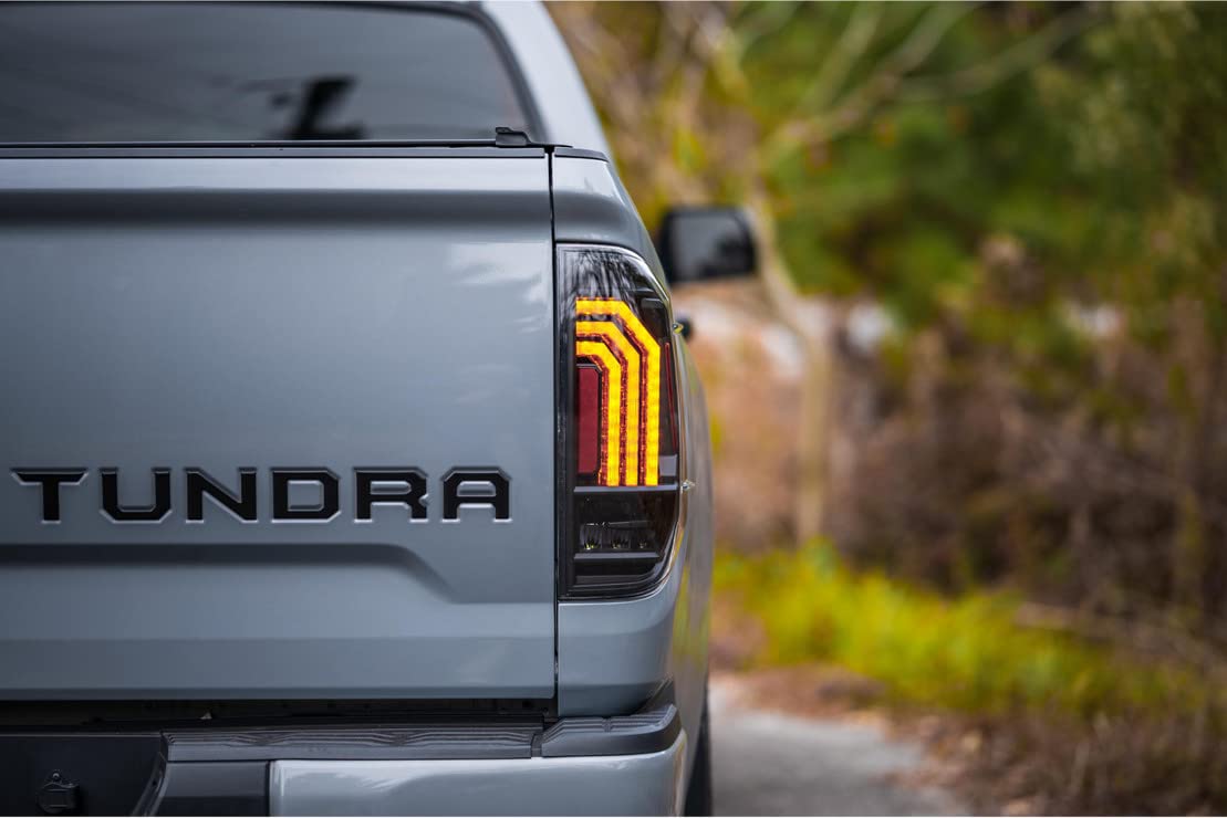 Morimoto LED XB Taillights Fits Toyota Tundra 14-21, Plug and Play Pair of Smoked Taillight Assemblies (LF705)