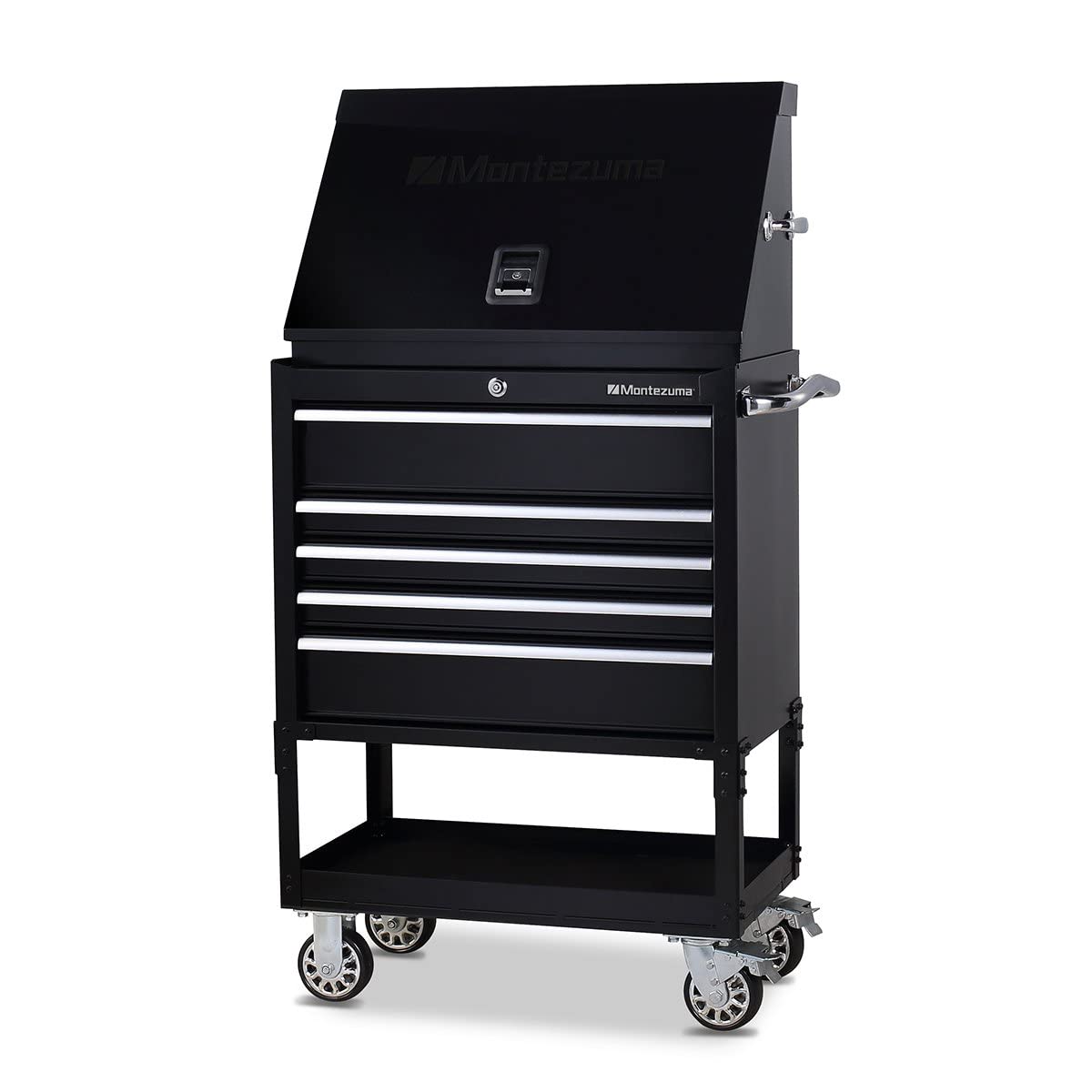 30" Montezuma 5-Drawer Rolling Tool Organizer Metal Storage Utility Cart