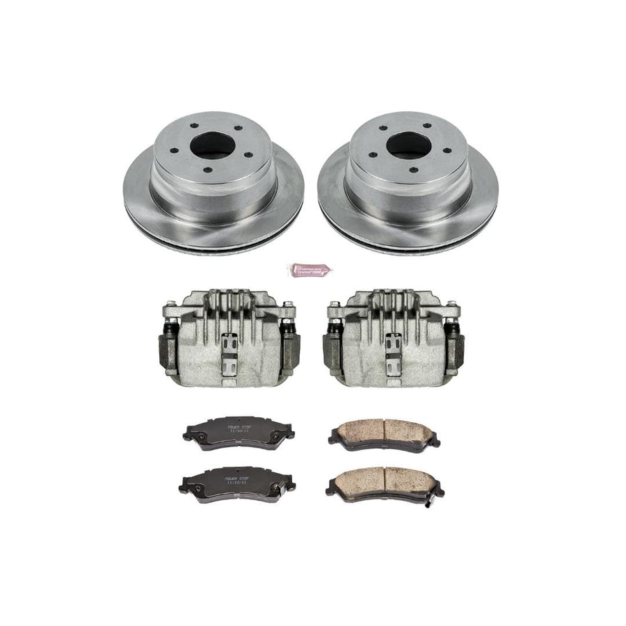 Power Stop KCOE2003 Stock Replacement Rear Brake Kit (with Calipers) For Chevrolet Blazer, Chevrolet S10, GMC Jimmy, GMC Sonoma, Isuzu Hombre, Oldsmobile Bravada [Model Specific]